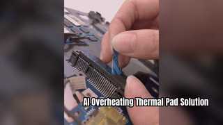 وسادة فجوة حرارية من السيليكون لخدمة الذكاء الاصطناعي