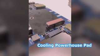 وسادة حشو فجوة موصلة حرارية فائقة النعومة