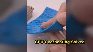 عرض 1.5W/MK الموصلية الحرارية TIF100-05E وسادات لاصقة حرارية من السيليكون لتبريد وحدة معالجة الرسومات